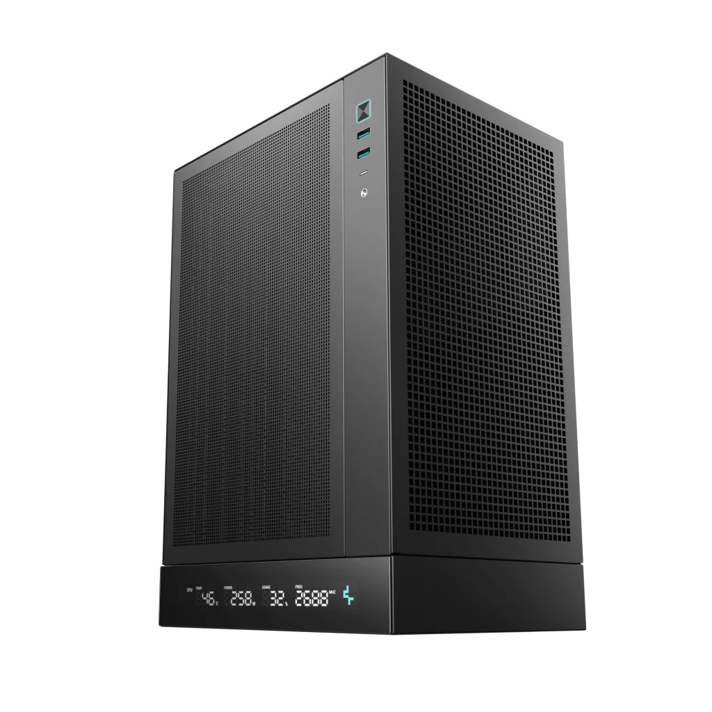 Корпус DeepCool CH170 Digital Black (R-CH170-BKNPI0D-G-1) без БЖ UA