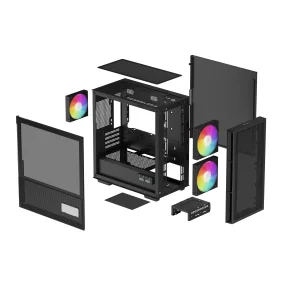 Корпус DeepCool CH360 Digital Black (R-CH360-BKAPE3D-G-1) без БЖ UA