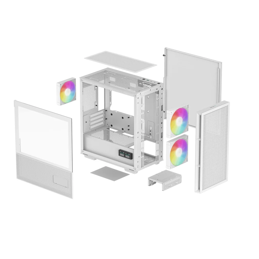 Корпус DeepCool CH360 Digital White (R-CH360-WHAPE3D-G-1) без БЖ UA