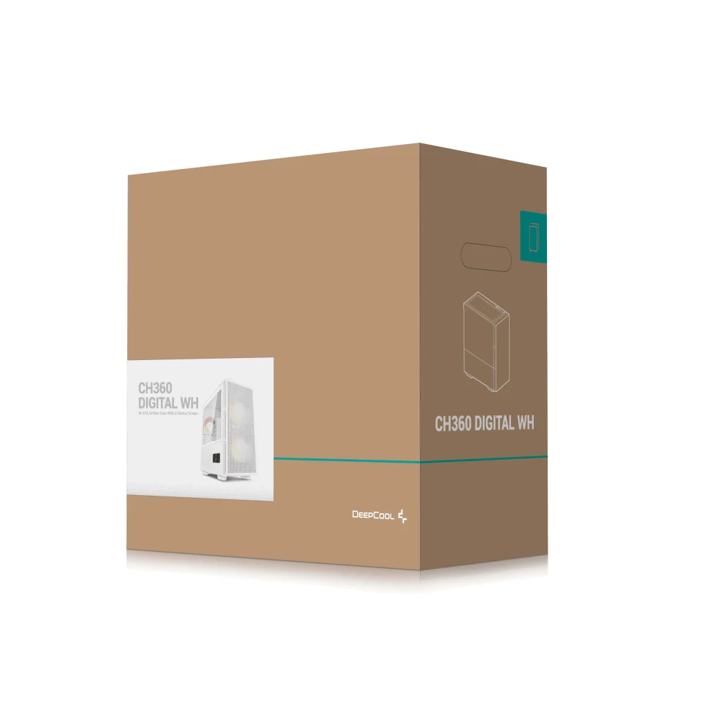 Корпус DeepCool CH360 Digital White (R-CH360-WHAPE3D-G-1) без БЖ UA