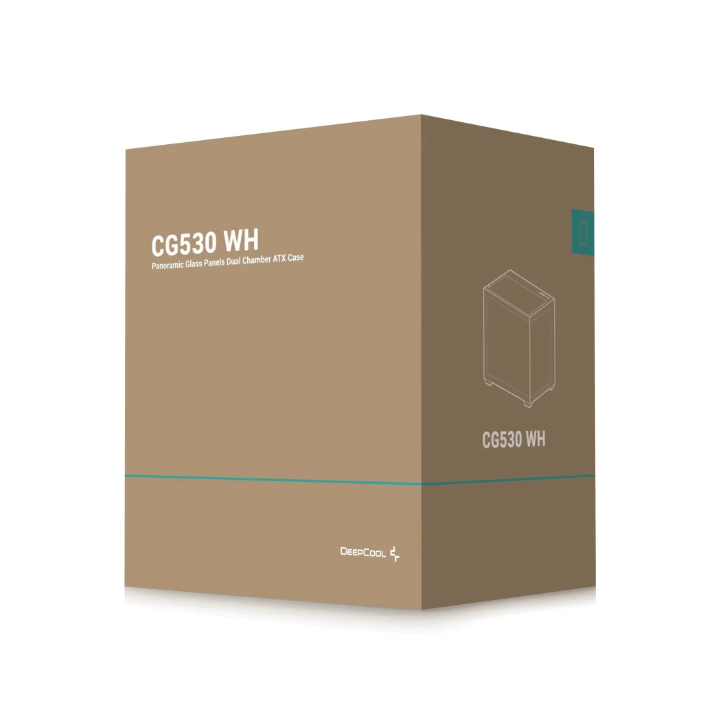 Корпус DeepCool CG530 White (R-CG530-WHNDA0-G-1) без БЖ UA