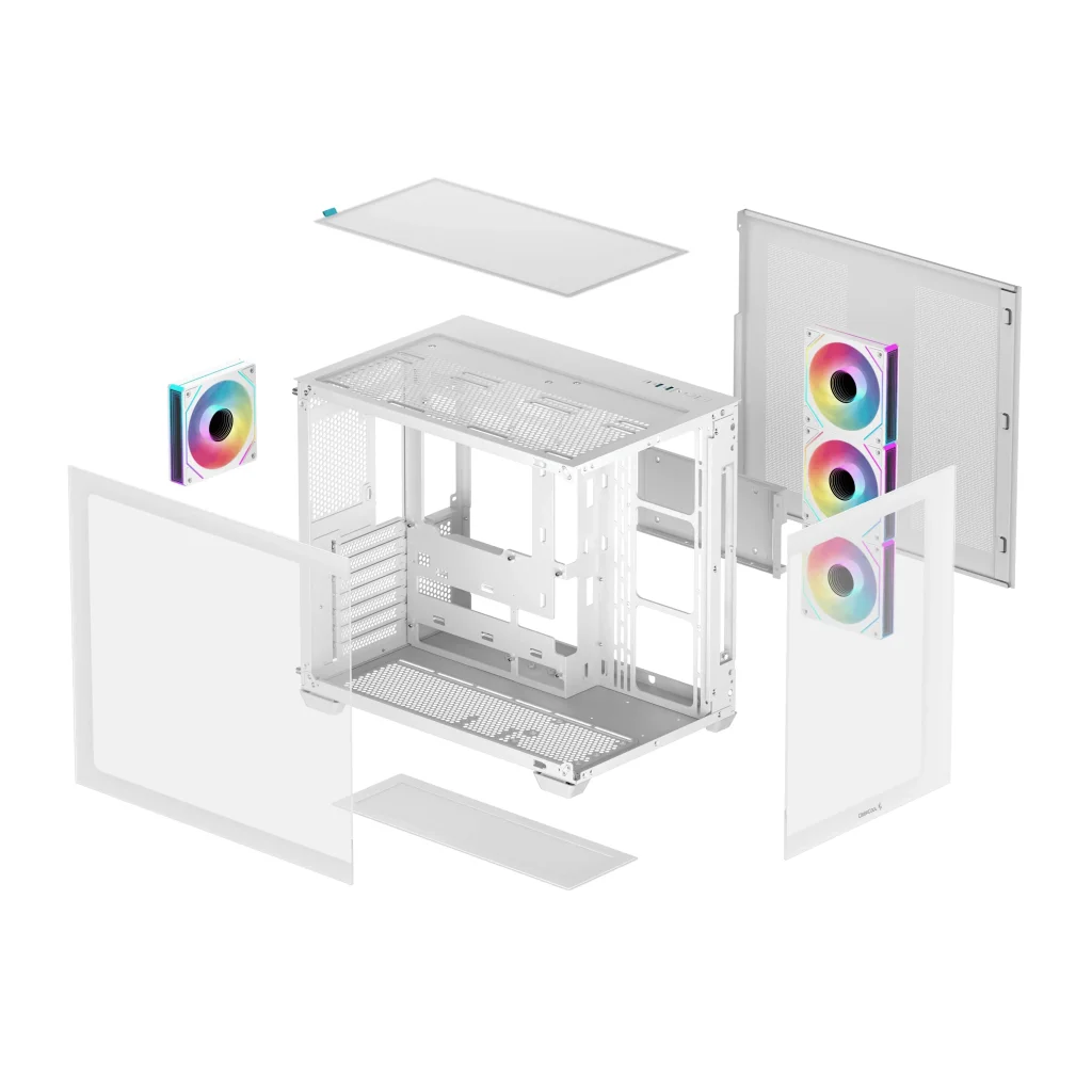 Корпус DeepCool CG530 4F White (R-CG530-WHADA4-G-1) без БЖ UA