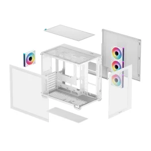 Корпус DeepCool CG530 4F White (R-CG530-WHADA4-G-1) без БЖ UA