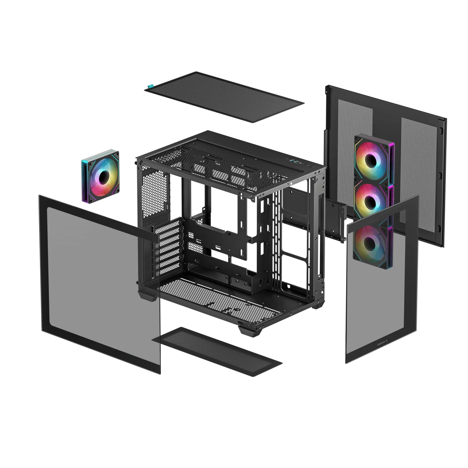Корпус DeepCool CG530 4F Black (R-CG530-BKADA4-G-1) без БП UA