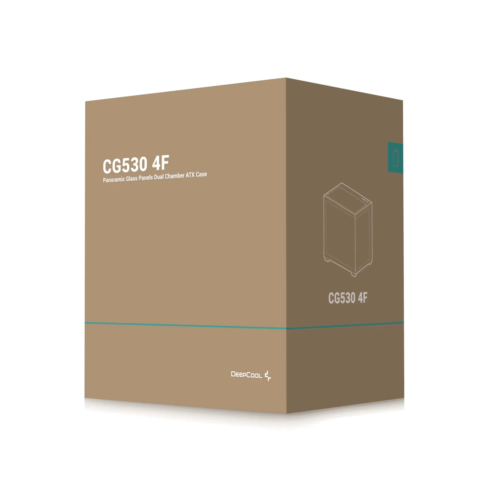 Корпус DeepCool CG530 4F Black (R-CG530-BKADA4-G-1) без БП UA