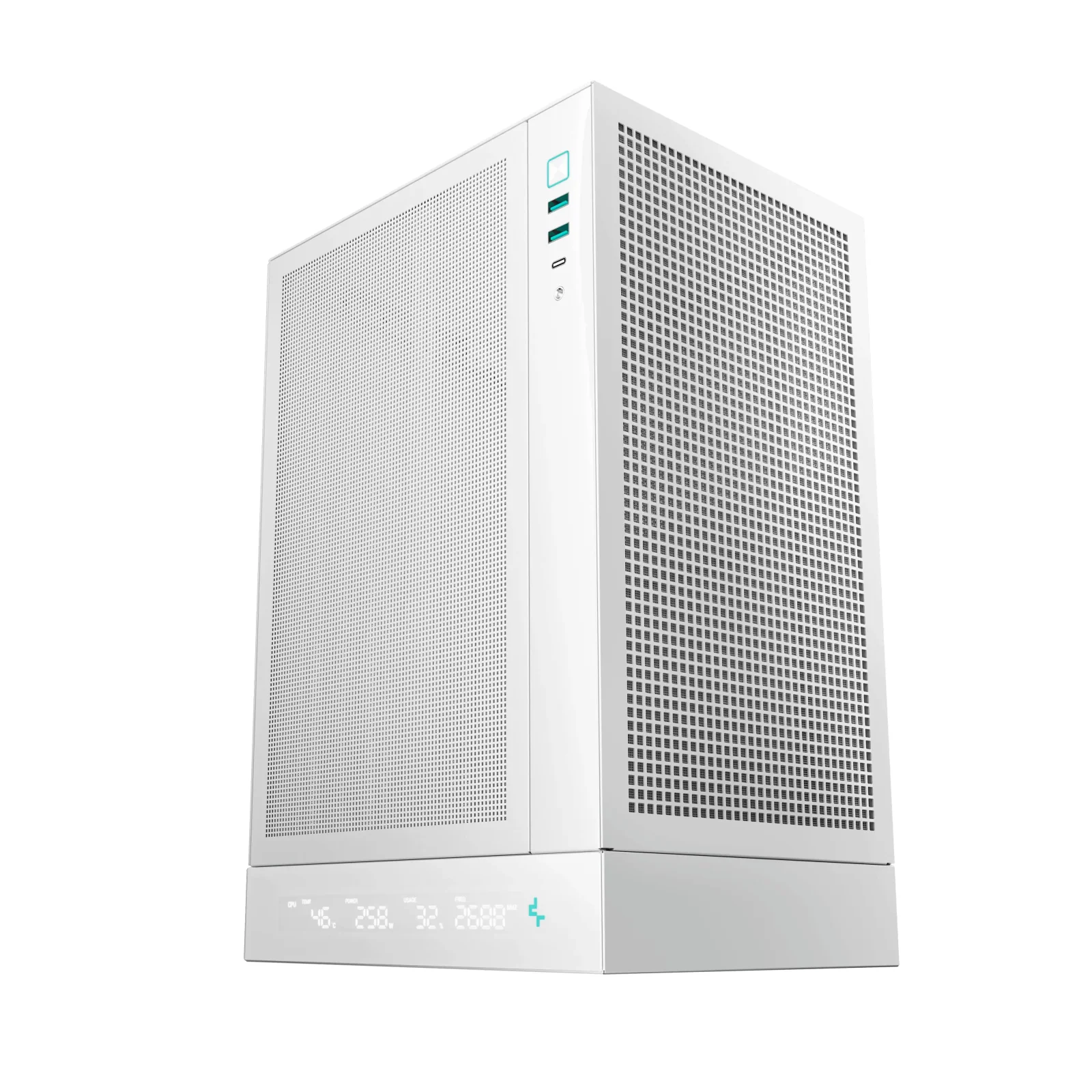 Корпус DeepCool CH170 Digital White (R-CH170-WHNPI0D-G-1) без БП UA