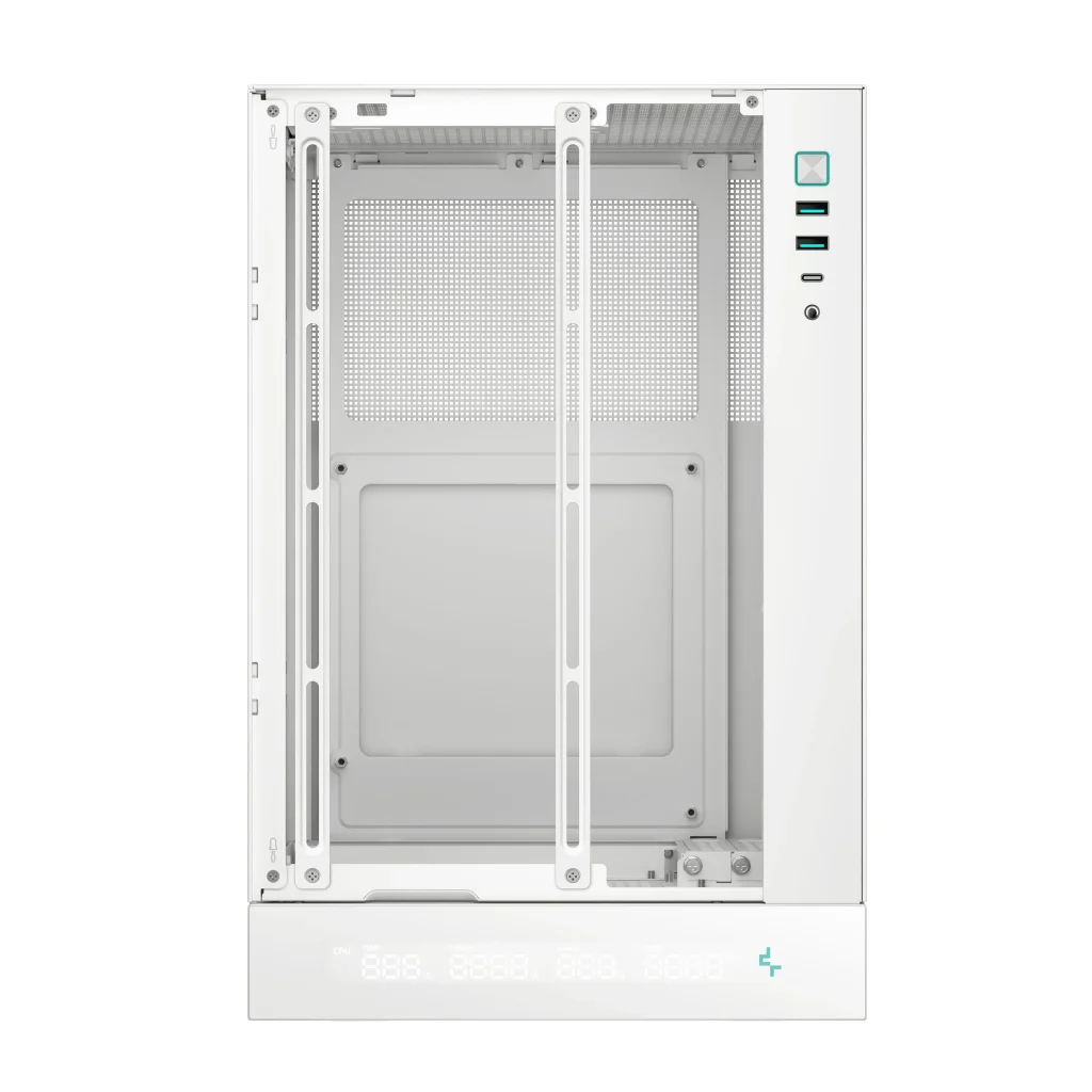 Корпус DeepCool CH170 Digital White (R-CH170-WHNPI0D-G-1) без БЖ UA