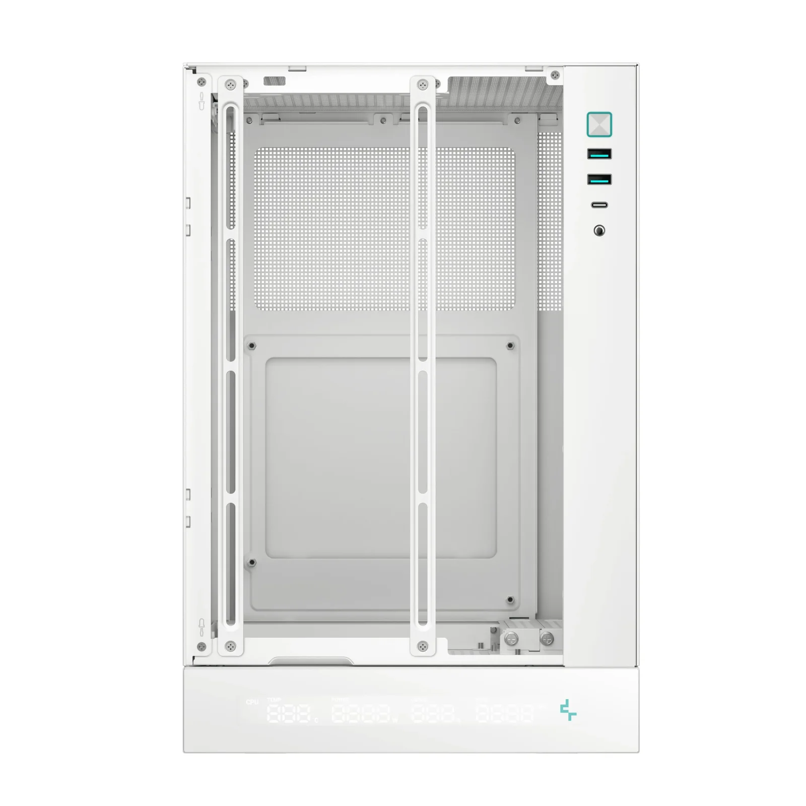 Корпус DeepCool CH170 Digital White (R-CH170-WHNPI0D-G-1) без БП UA