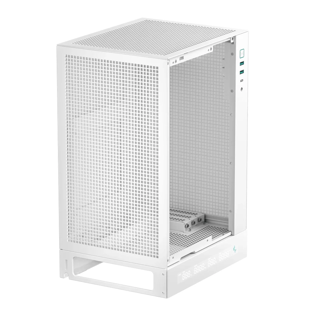 Корпус DeepCool CH170 Digital White (R-CH170-WHNPI0D-G-1) без БЖ UA