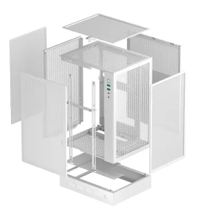 Корпус DeepCool CH170 Digital White (R-CH170-WHNPI0D-G-1) без БЖ UA