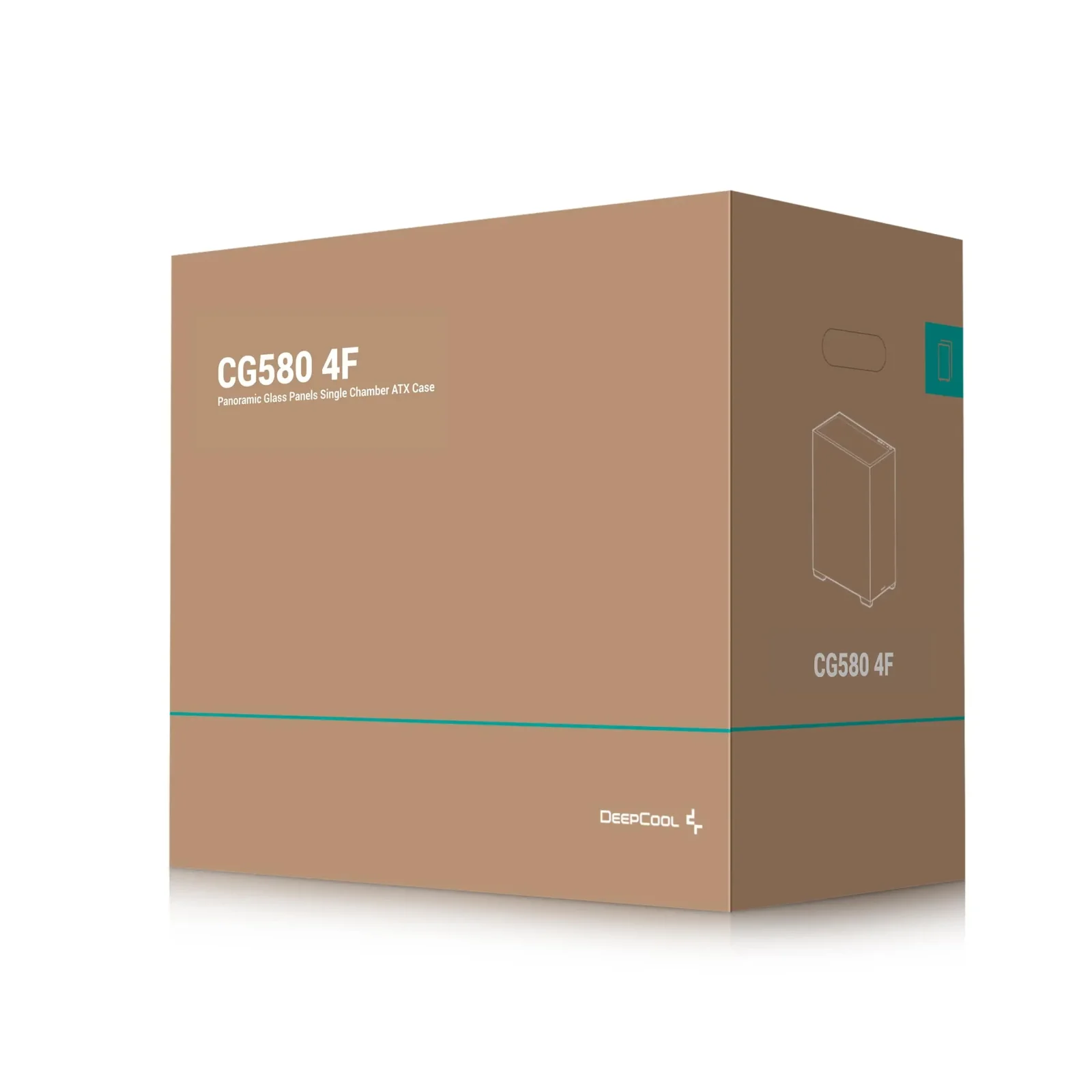 Корпус DeepCool CG580 4F Black (R-CG580-BKADA4-G-1) без БП UA