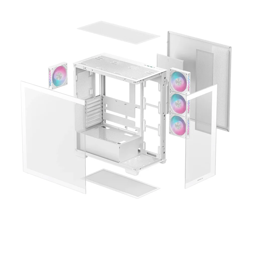 Корпус DeepCool CG580 4F White (R-CG580-WHADA4-G-1) без БЖ UA