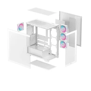 Корпус DeepCool CG580 4F White (R-CG580-WHADA4-G-1) без БЖ UA