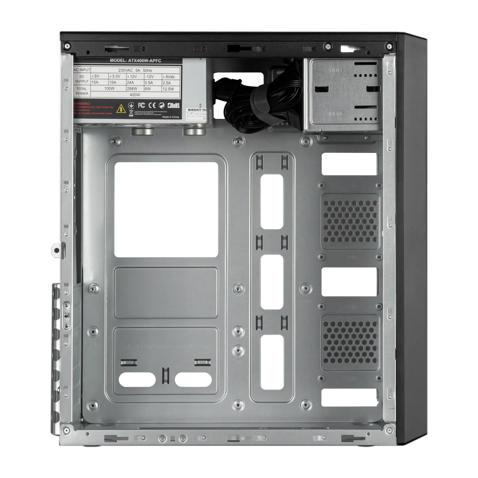 Корпус Prologix E125 400W Black UA
