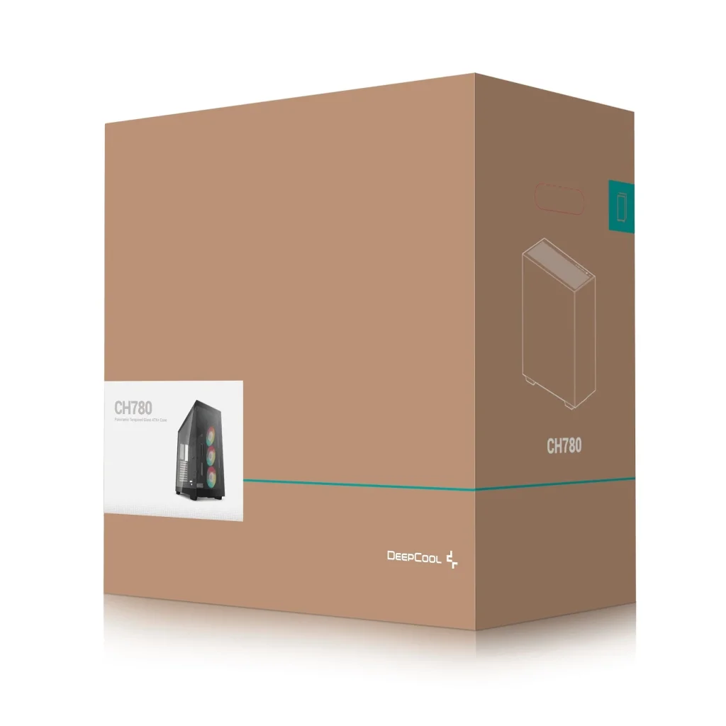 Корпус DeepCool CH780 Black (R-CH780-BKADE41-G-1) без БЖ UA