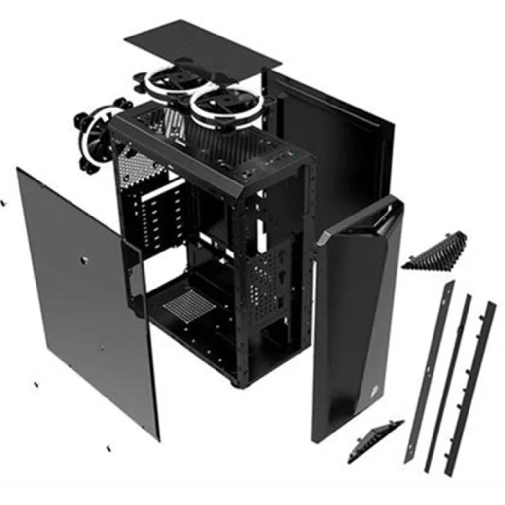Корпус 1stPlayer R3-3R1 Color LED Black без БЖ UA