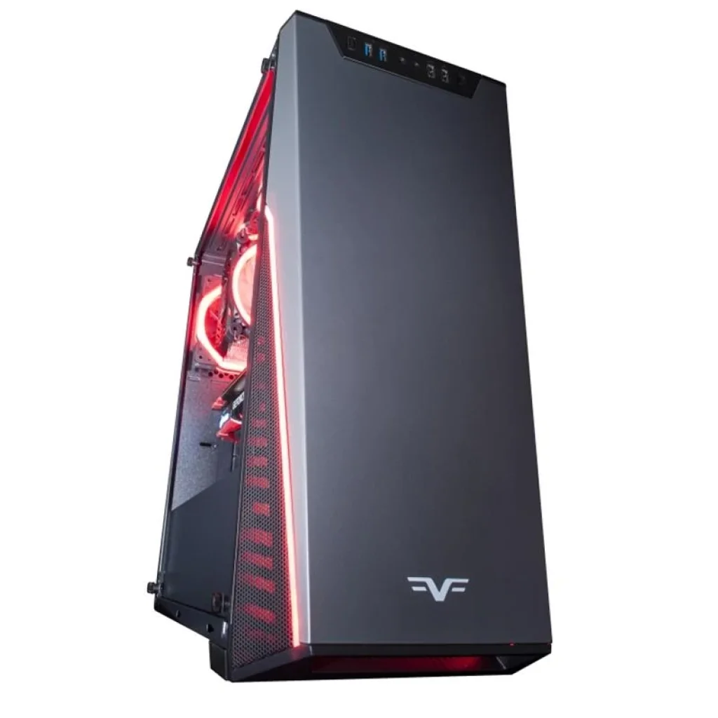 Корпус Frime MarkIII 2*USB3.0 без БЖ (MarkIII-U3-GLS-3RGBF-WP) UA