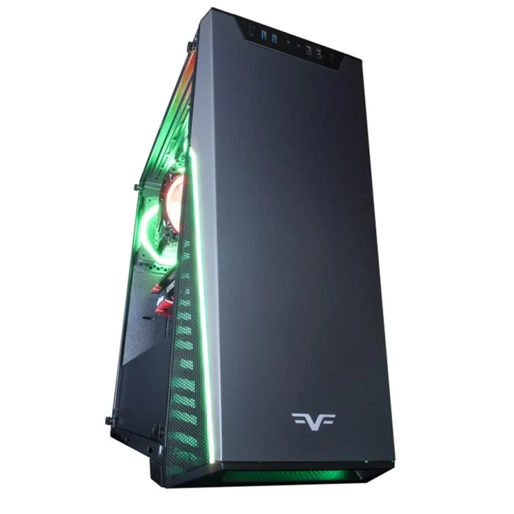 Корпус Frime MarkIII 2*USB3.0 без БЖ (MarkIII-U3-GLS-3RGBF-WP) UA