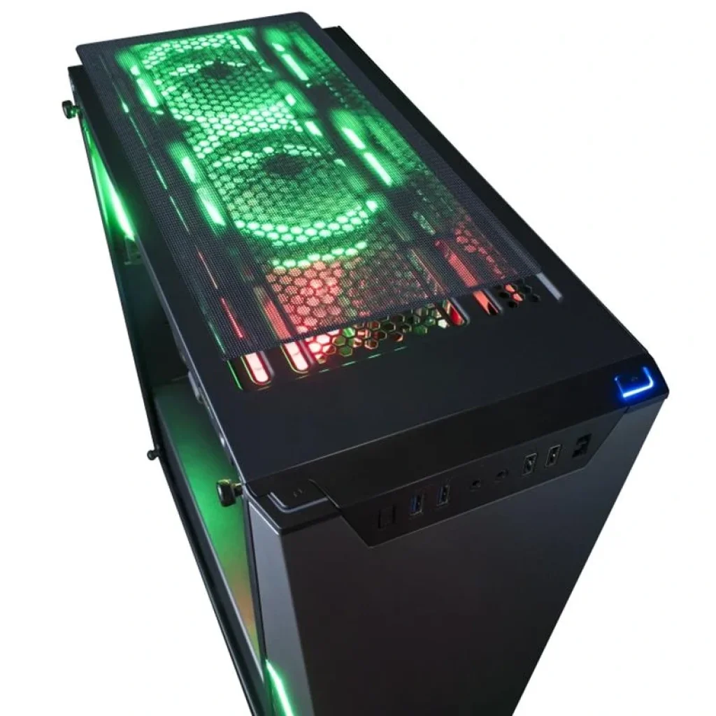 Корпус Frime MarkIII 2*USB3.0 без БЖ (MarkIII-U3-GLS-3RGBF-WP) UA