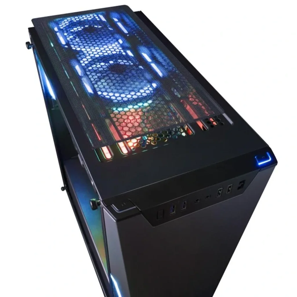Корпус Frime MarkIII 2*USB3.0 без БЖ (MarkIII-U3-GLS-3RGBF-WP) UA