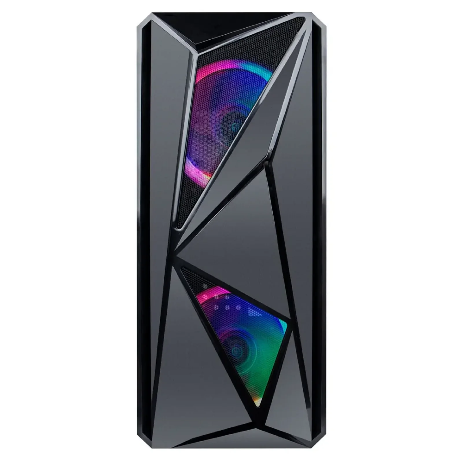Корпус 1stPlayer F4-3R1 Color LED Black 600W, F4-3R1&PS-600FK UA