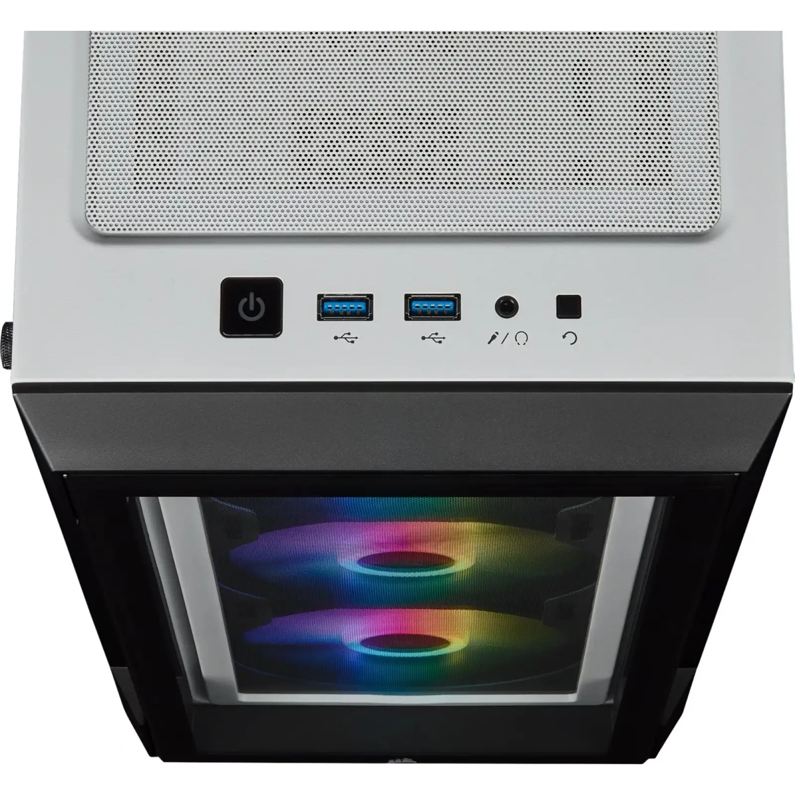 Корпус Corsair 220T RGB White (CC-9011191-WW) без БП UA