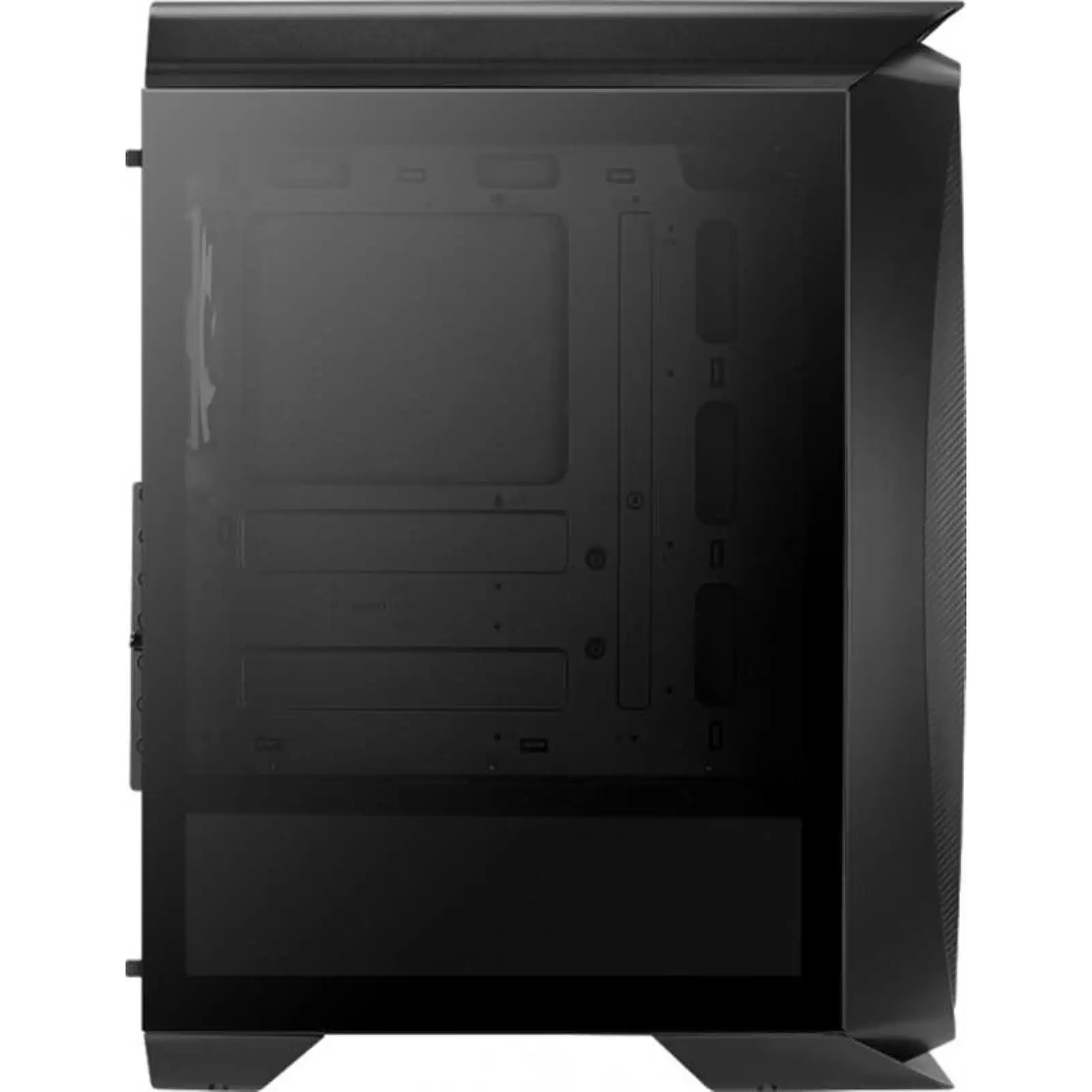 Корпус AeroCool Aero One Frost-G-BK-v1 (ACCM-PB17043.11) Black без БЖ UA