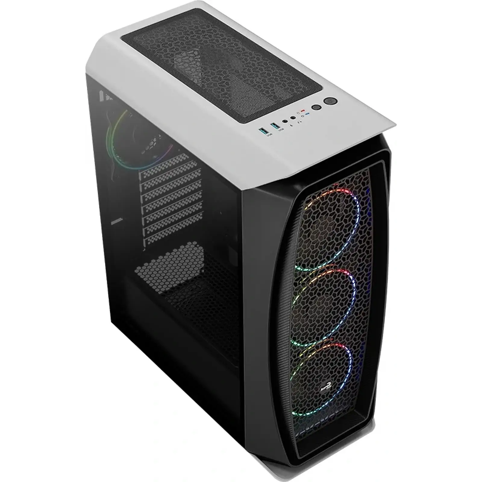 Корпус AeroCool Aero One Eclipse-G-WT-v1 (ACCM-PB17143.21) White без БЖ UA