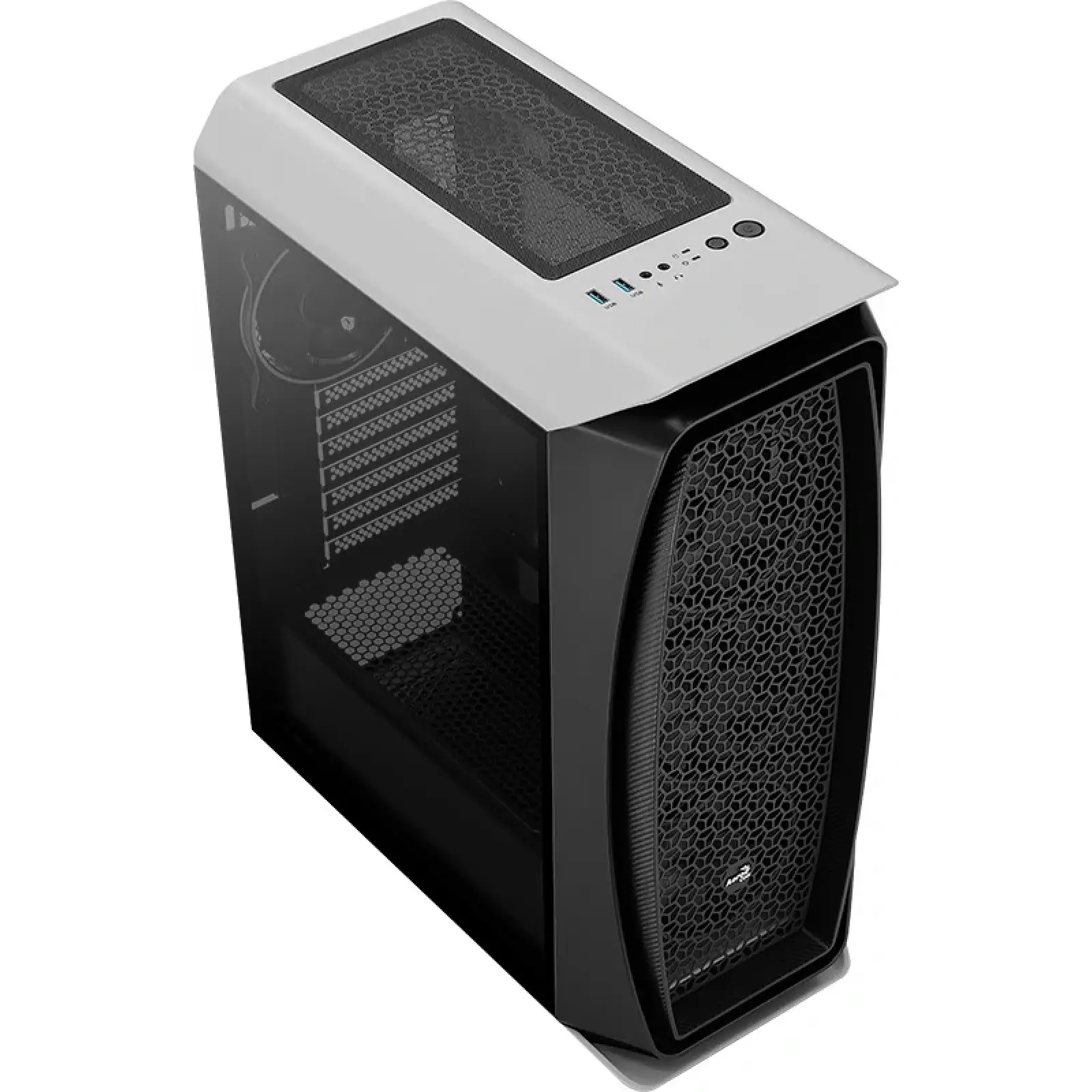 Корпус AeroCool Aero One Eclipse-G-WT-v1 (ACCM-PB17143.21) White без БЖ UA
