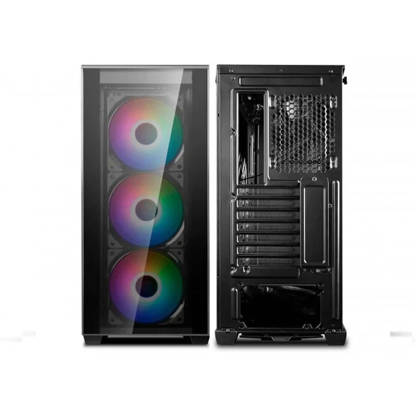 Корпус DeepCool Matrexx 70 ADD-RGB 3F Black (DP-ATX-MATREXX70-BKG0P-3F) без БЖ UA