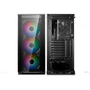 Корпус DeepCool Matrexx 70 ADD-RGB 3F Black (DP-ATX-MATREXX70-BKG0P-3F) без БЖ UA