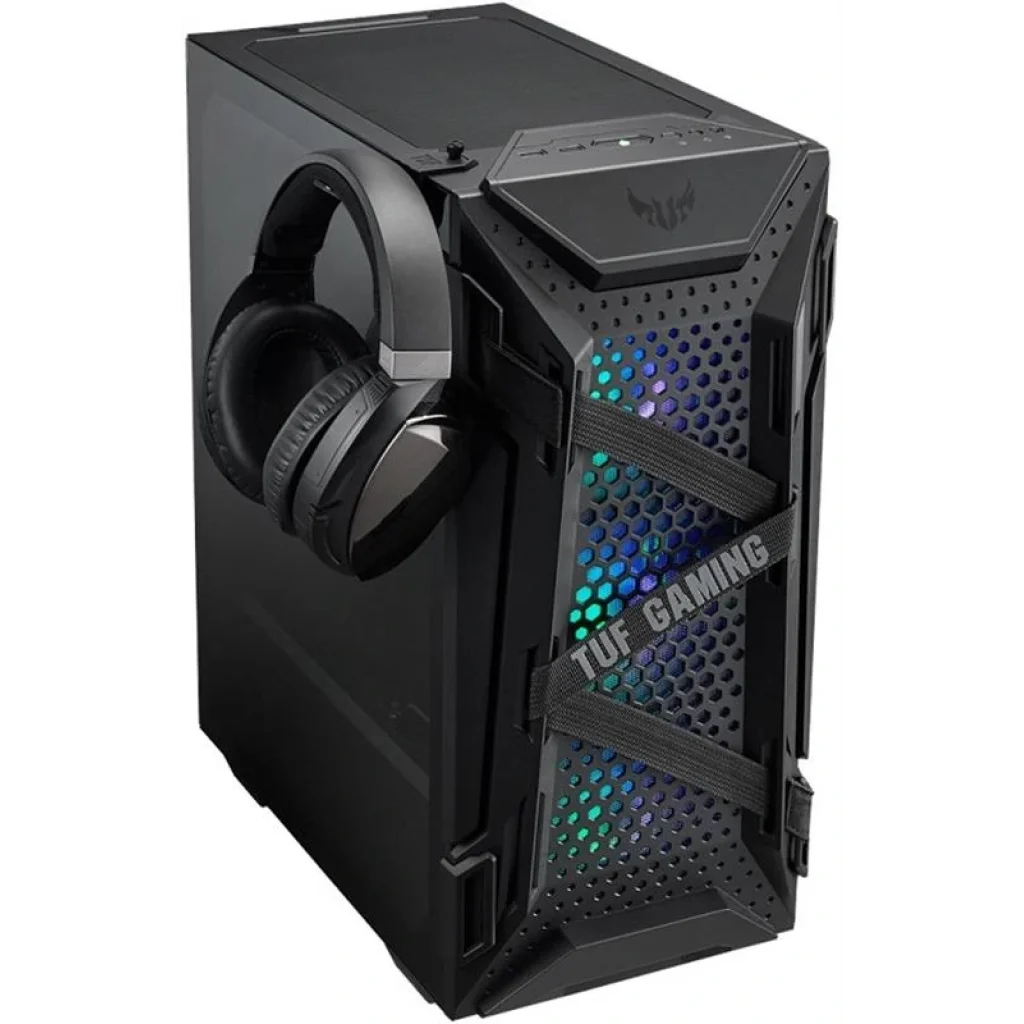 Корпус Asus TUF Gaming GT301 Black без БП (90DC0040-B49000) UA