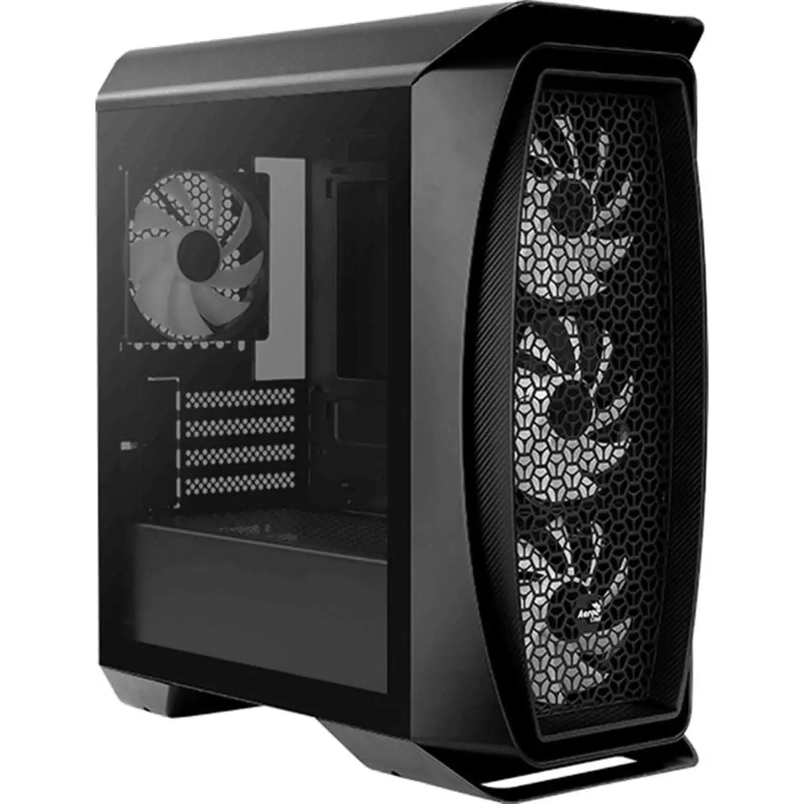 Корпус AeroCool Aero One Mini Frost-G-BK-v1 (ACCS-PB18043.11) Black без БЖ UA