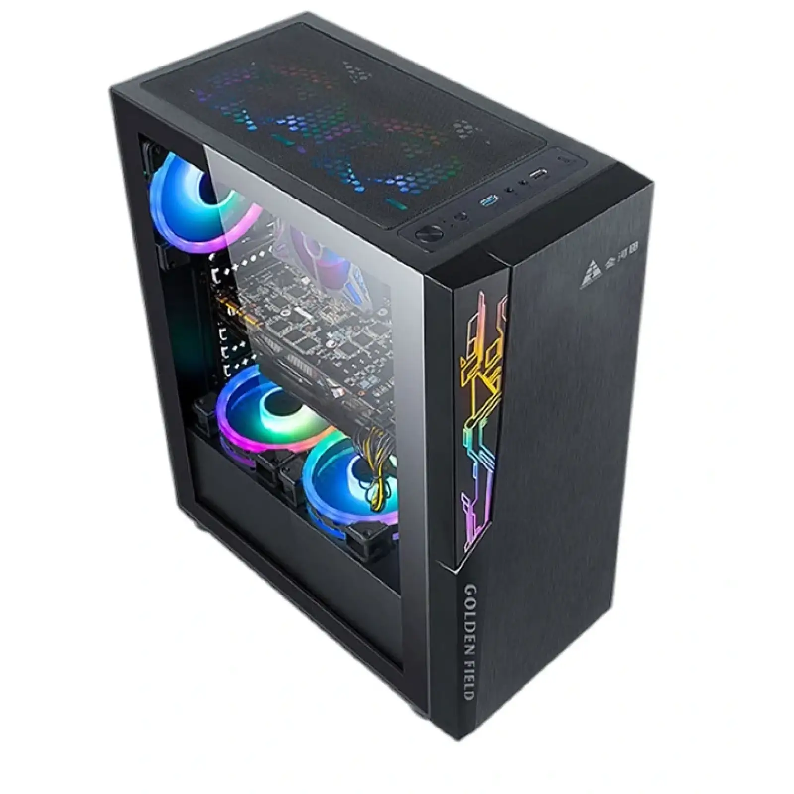 Корпус Golden Field Phantom 1 (1091B) Black без БП UA