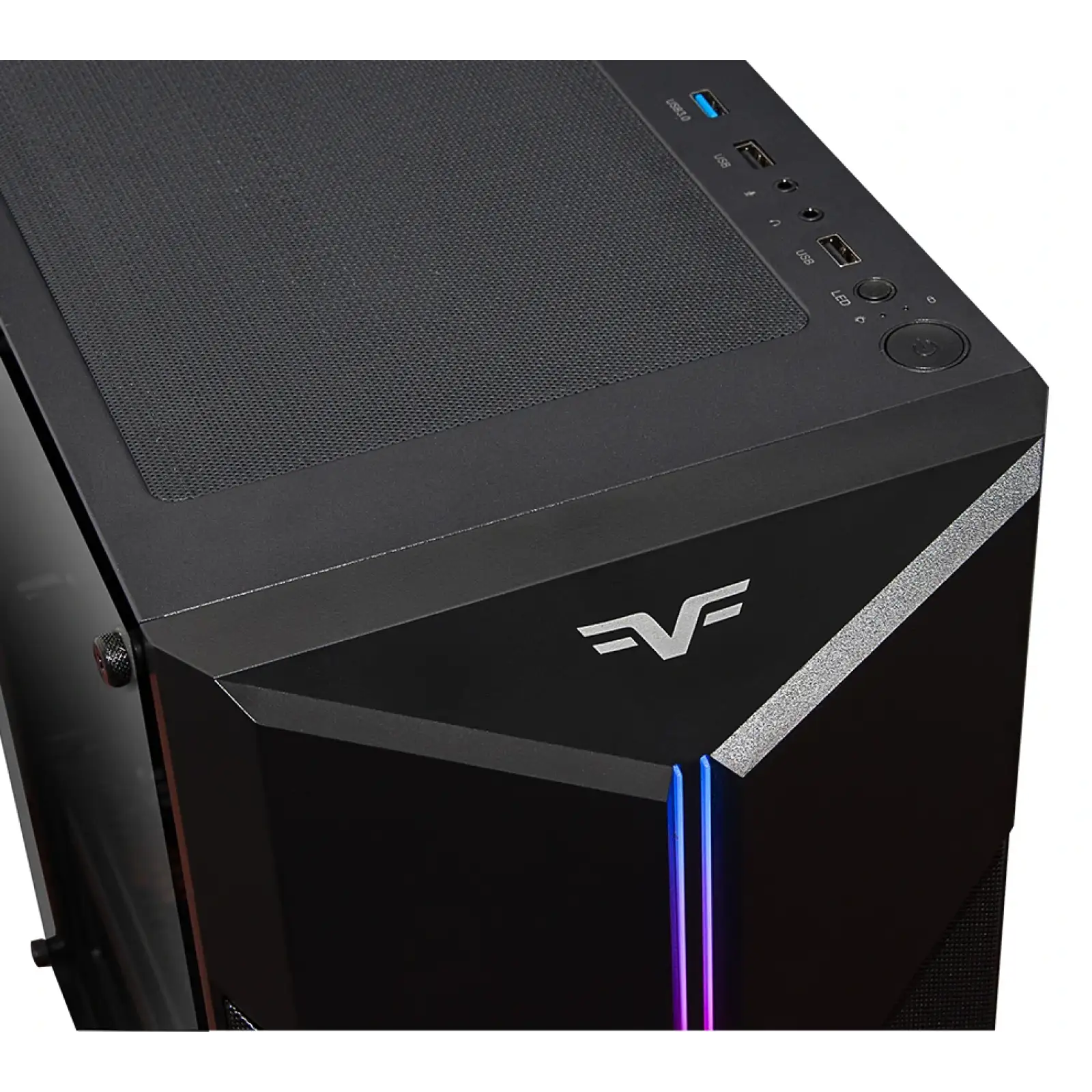 Корпус Frime Harsh Led USB 3.0 без БЖ (Harsh-U3-WP) UA