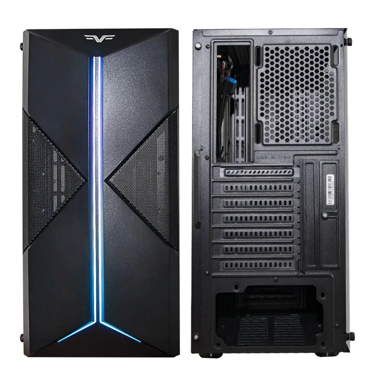Корпус Frime Harsh Led USB 3.0 без БЖ (Harsh-U3-WP) UA