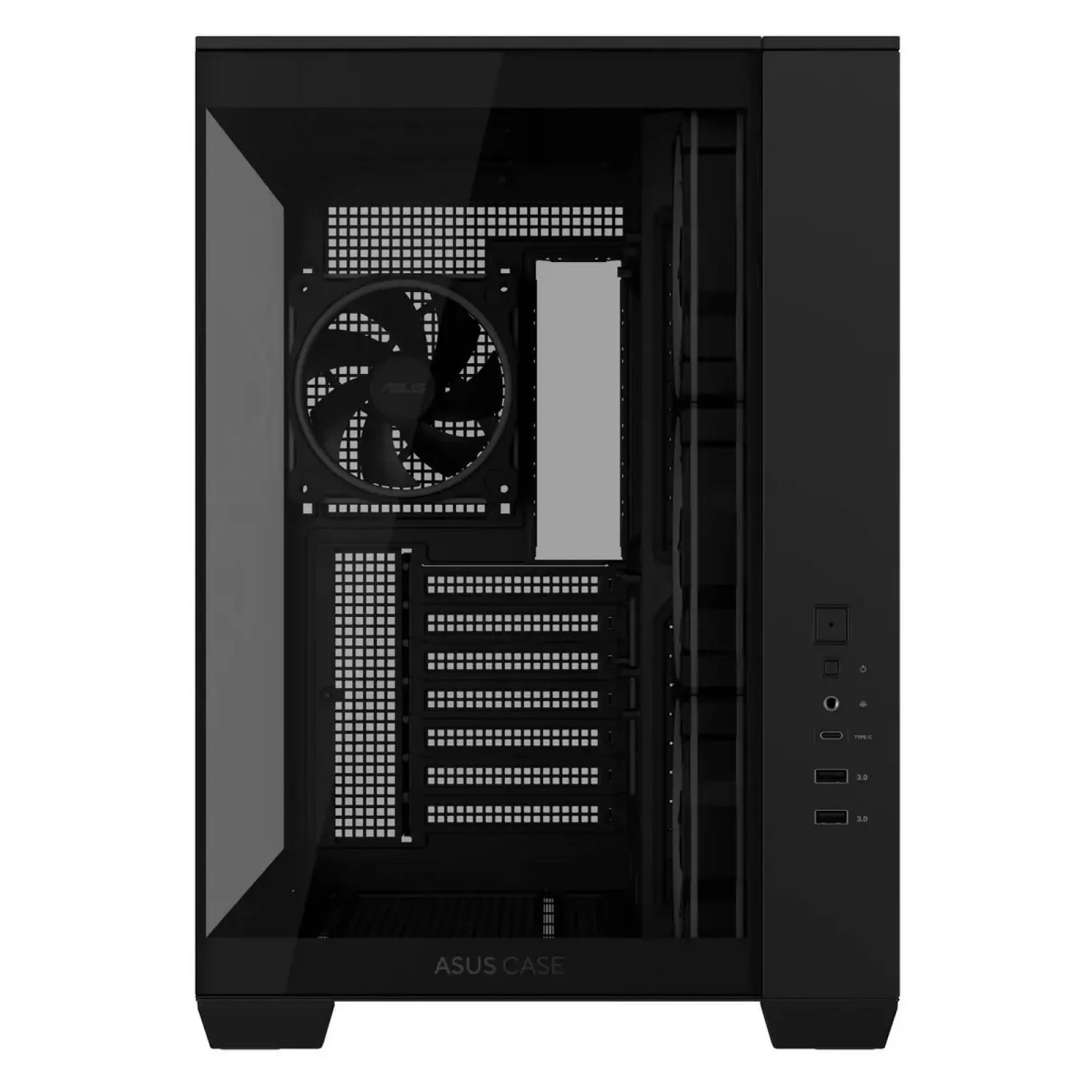 Корпус Asus A32 Plus Black Tempered Glass (90DC00S0-B19000) UA