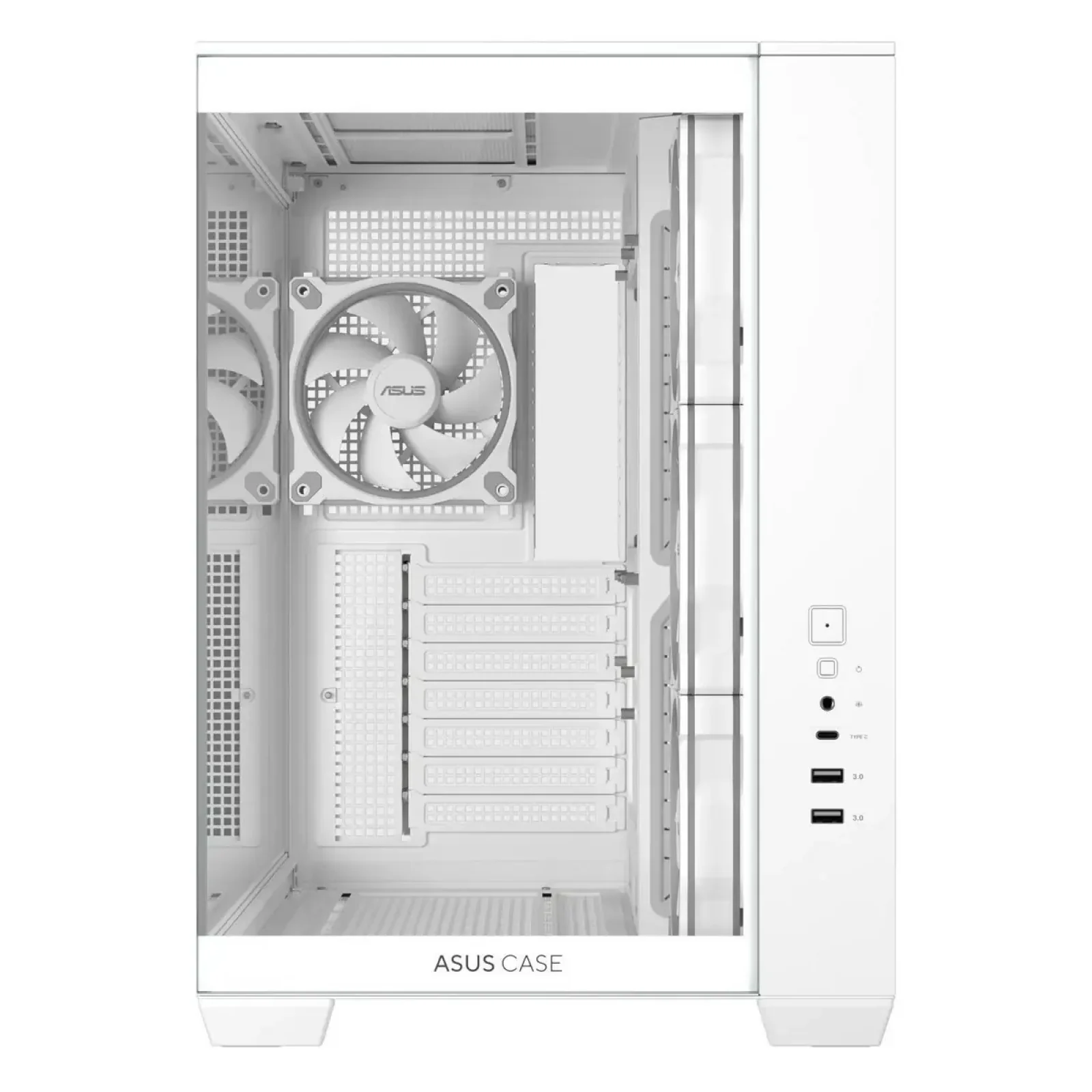 Корпус Asus A32 Plus White Tempered Glass (90DC00S3-B19000) UA