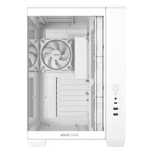 Корпус Asus A32 Plus White Tempered Glass (90DC00S3-B19000) UA