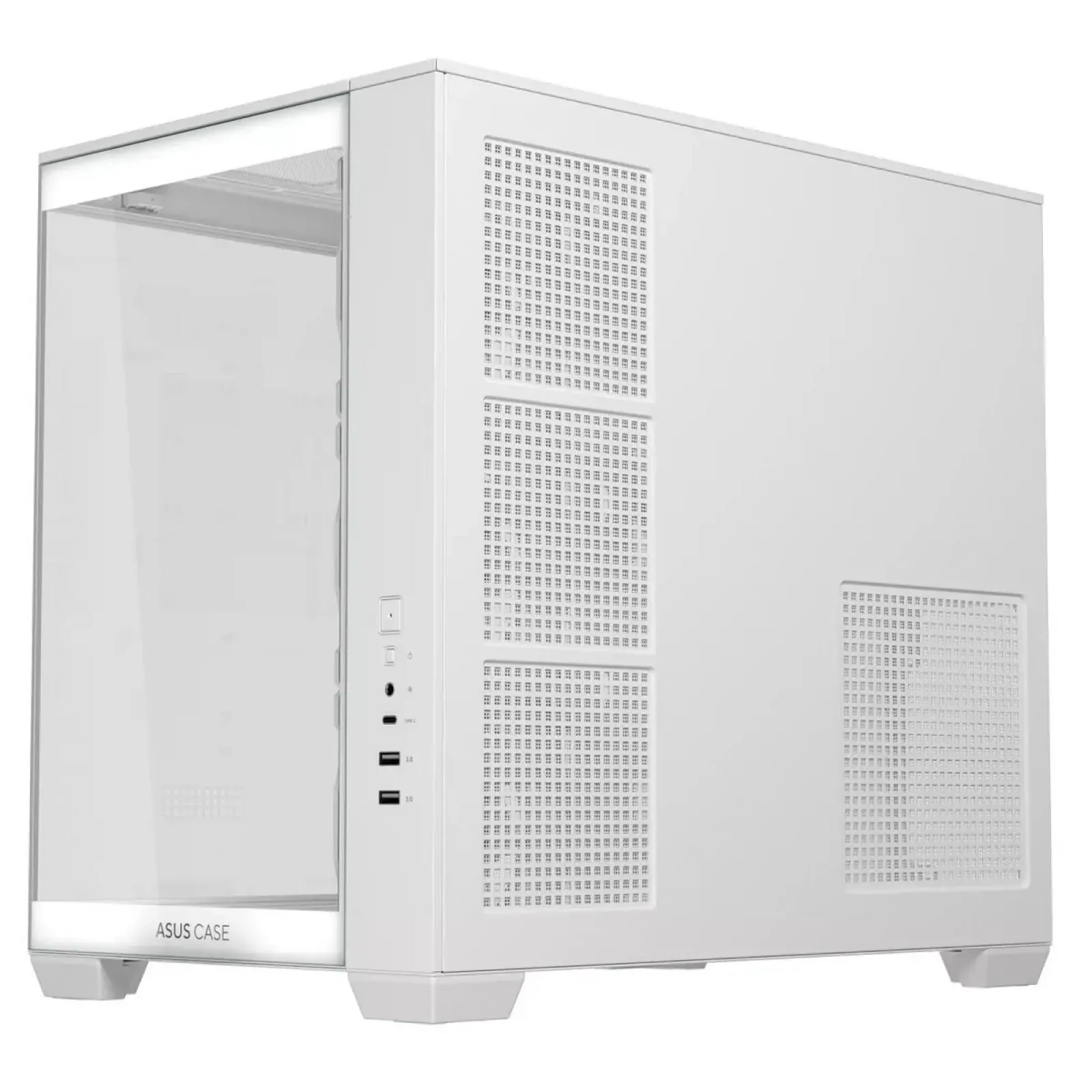 Корпус Asus A32 Plus White Tempered Glass (90DC00S3-B19000) UA