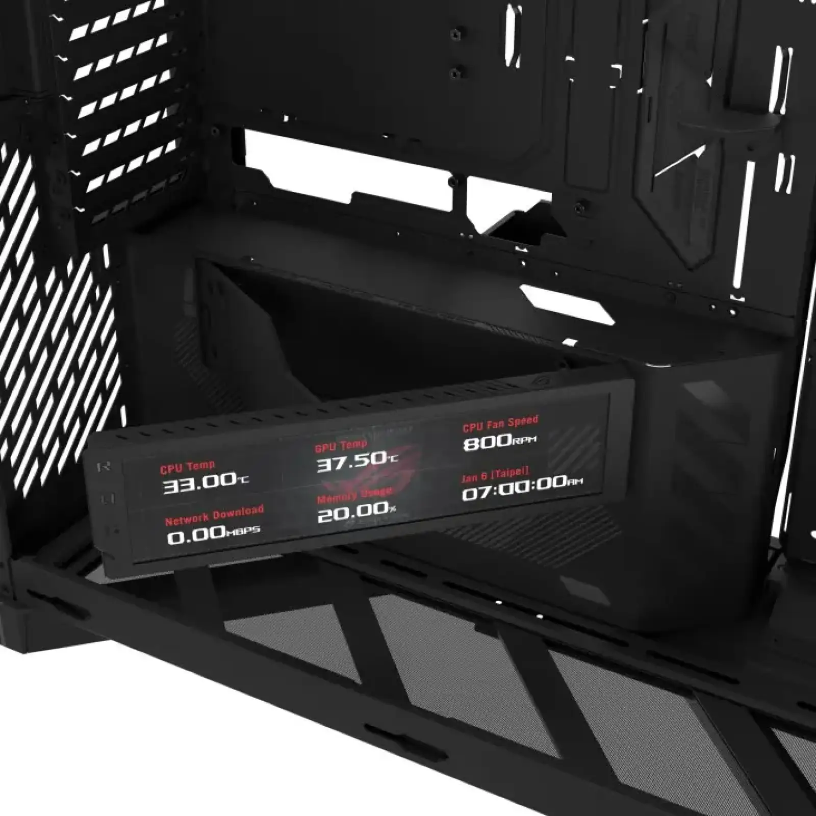 Корпус Asus ROG Cronox GR801 Curve TG ARGB Black (90DC00T0-B09030) UA