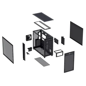 Корпус Asus Prime AP303 TG Black (90DC00V0-B39010) UA