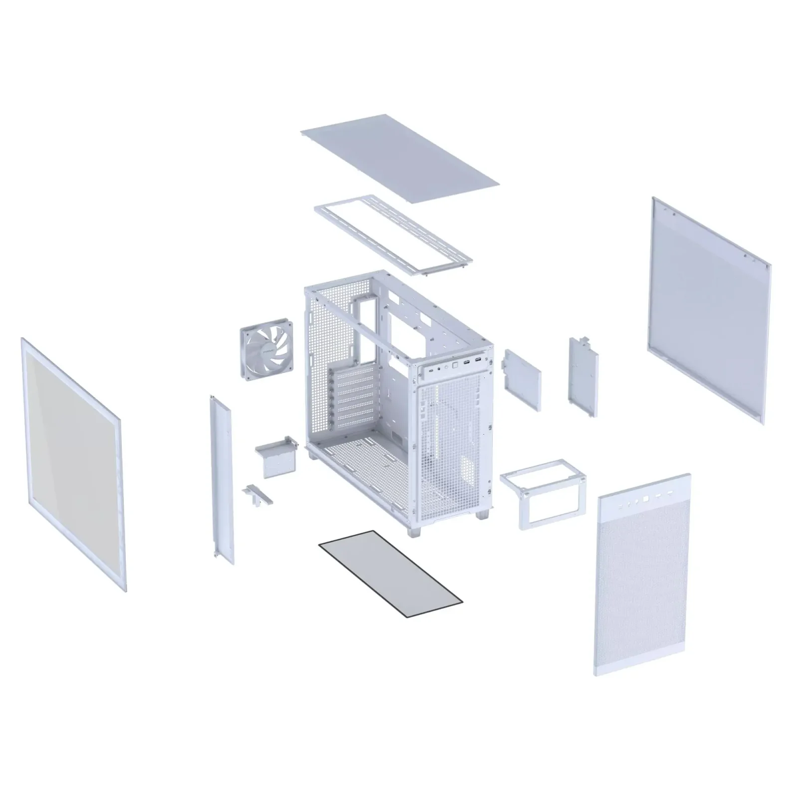 Корпус Asus Prime AP303 TG White (90DC00V3-B39010) UA