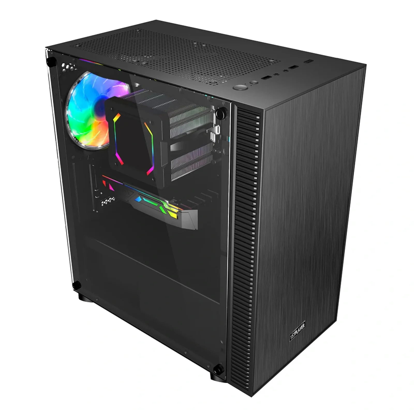 Корпус 1stPlayer B4-M-1A2 Black без БП UA
