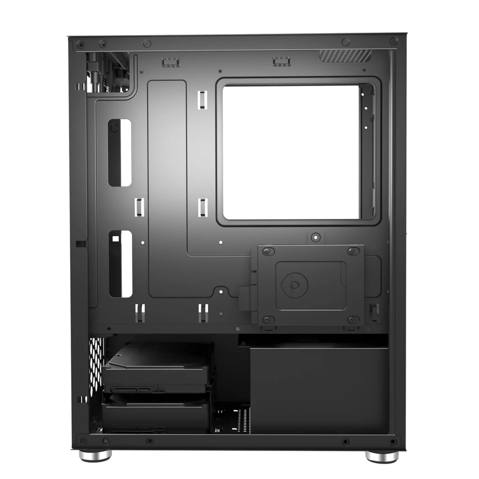 Корпус 1stPlayer B4-M-1A2 Black без БП UA