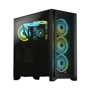 Корпус Corsair 4000D Airflow Tempered Glass Black (CC-9011200-WW) без БЖ UA
