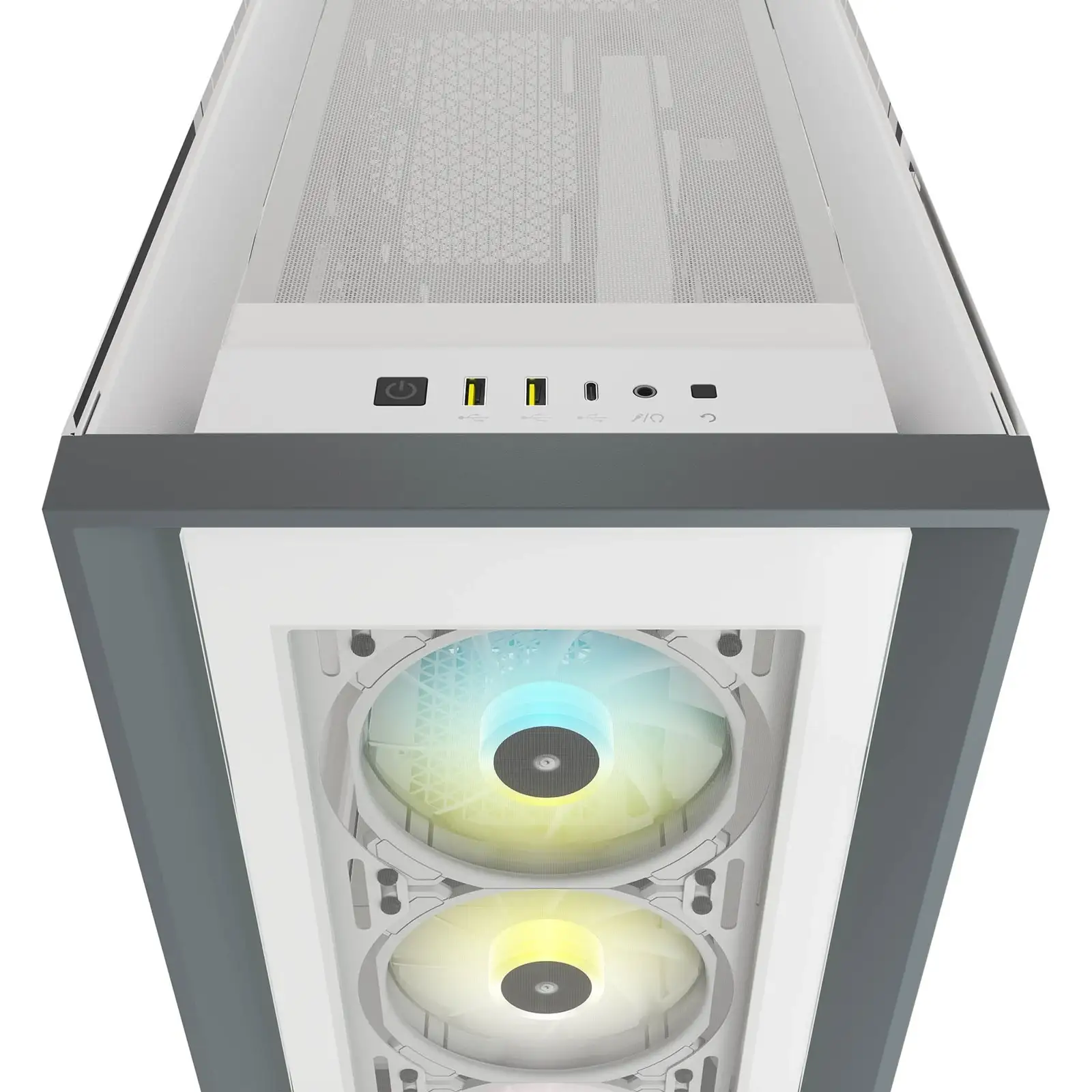 Корпус Corsair iCUE 5000X RGB Tempered Glass White (CC-9011213-WW) без БП UA