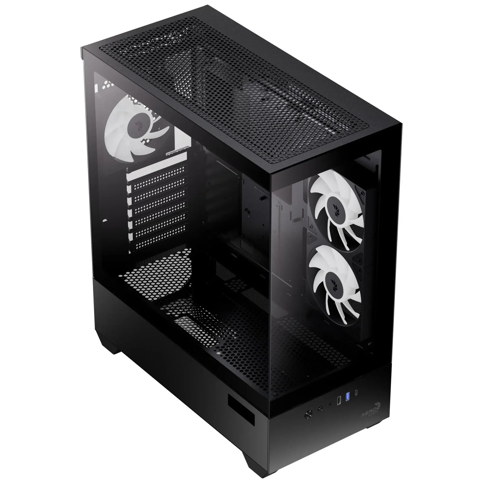 Корпус AeroCool P500D Digi-G-BK-v1 Black (ACCM-PN07033.11) UA