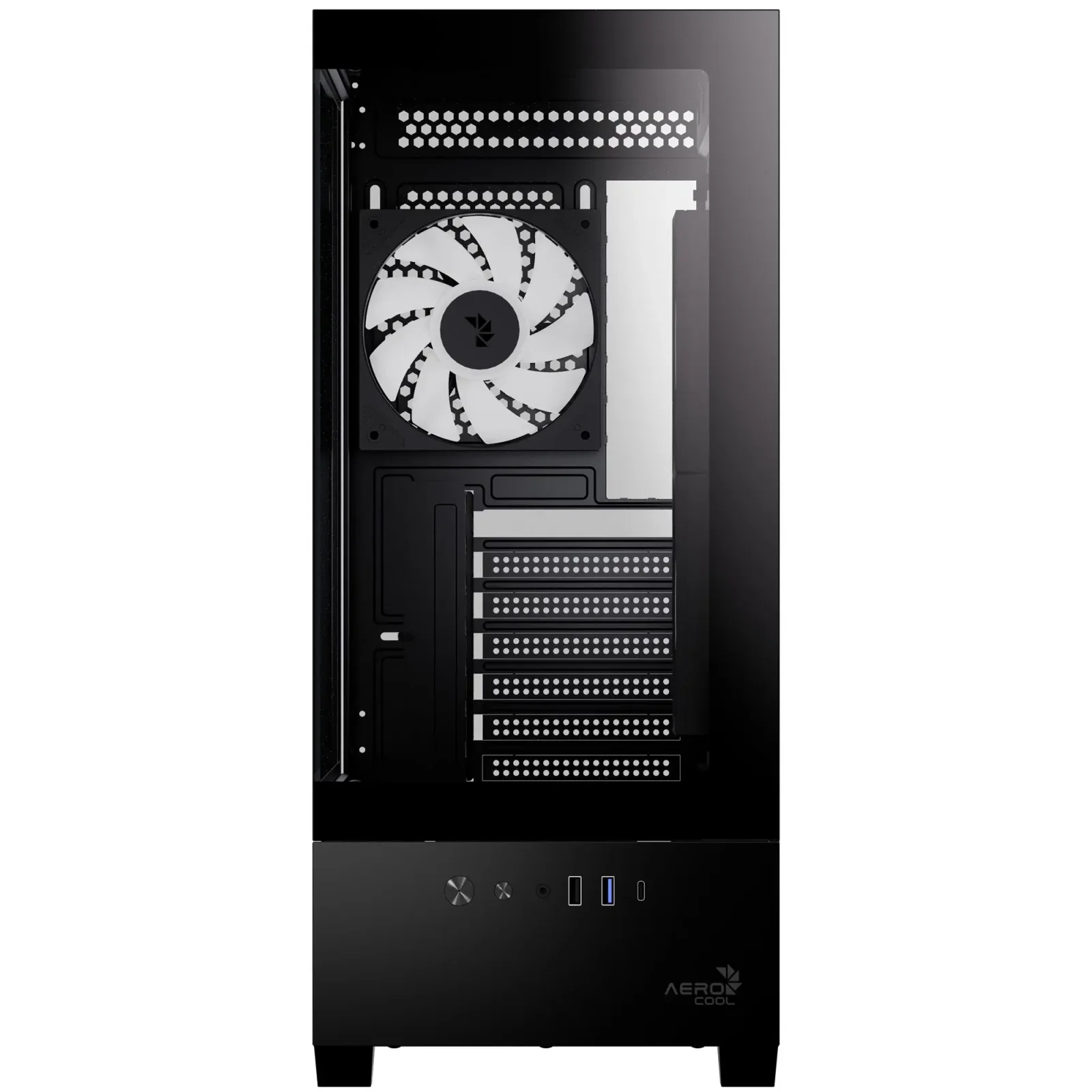 Корпус AeroCool P500D Digi-G-BK-v1 Black (ACCM-PN07033.11) UA