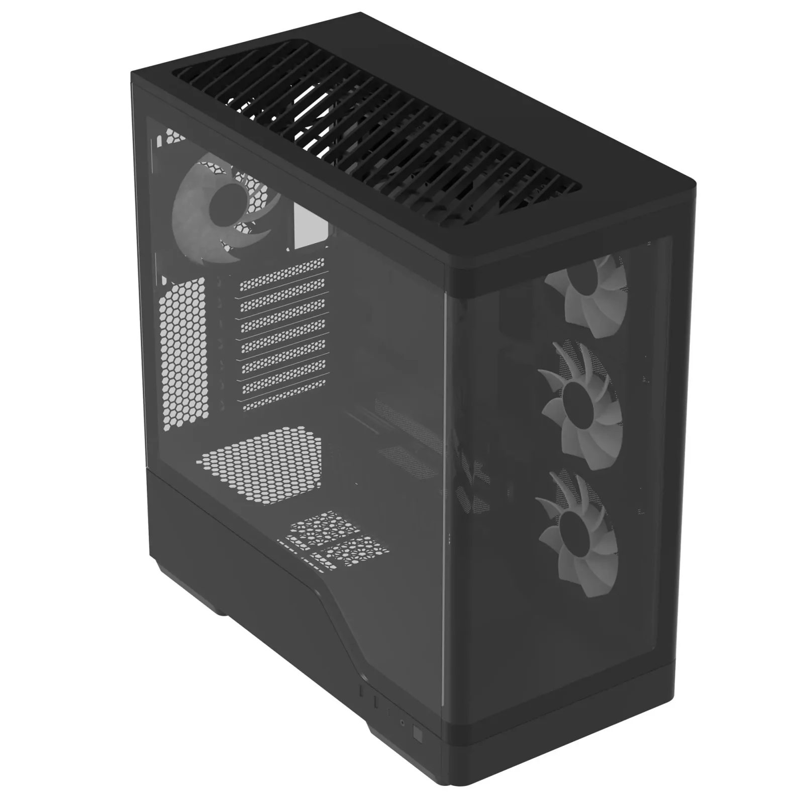 Корпус AeroCool P500A-BK-v1 Black (ACCM-PN08143.11) UA